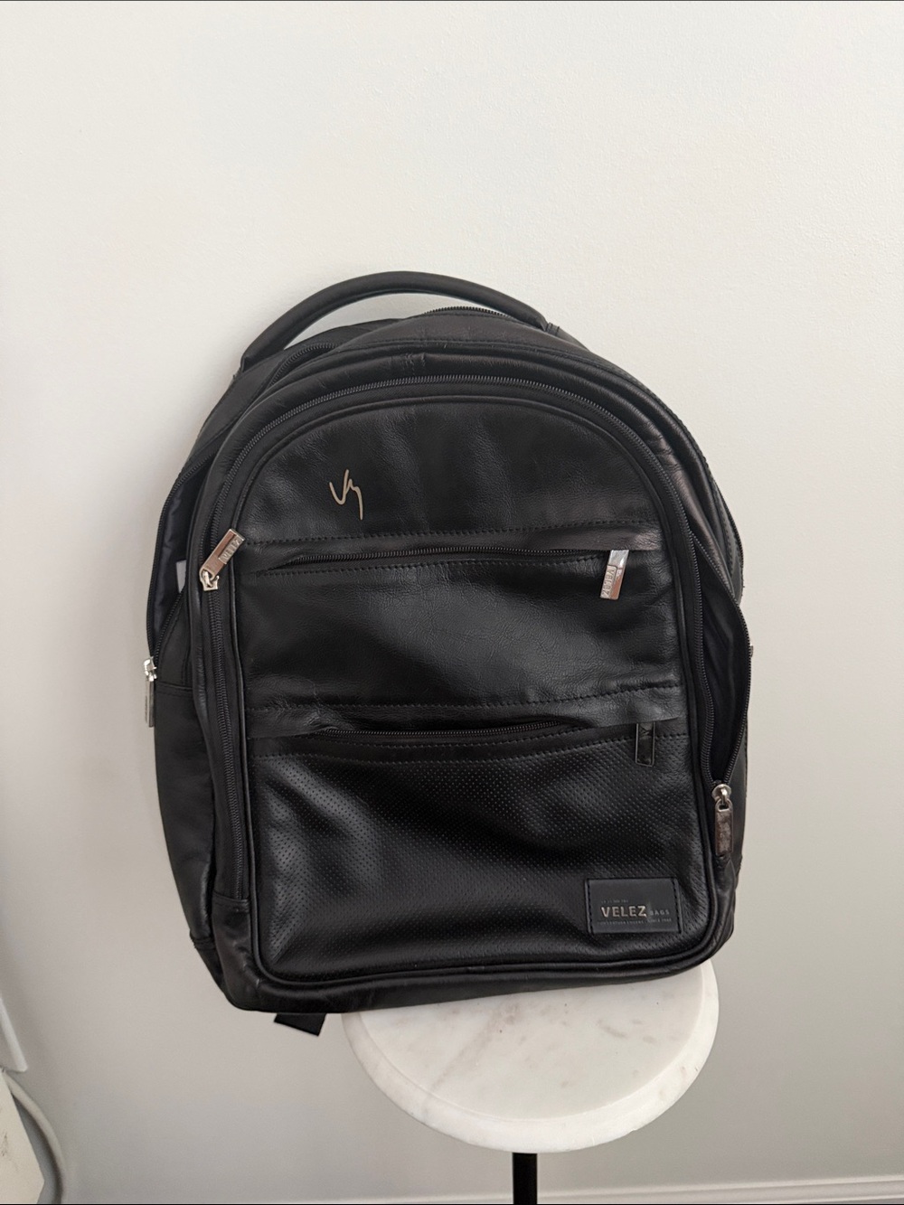 Black Men's Laptop Backpack